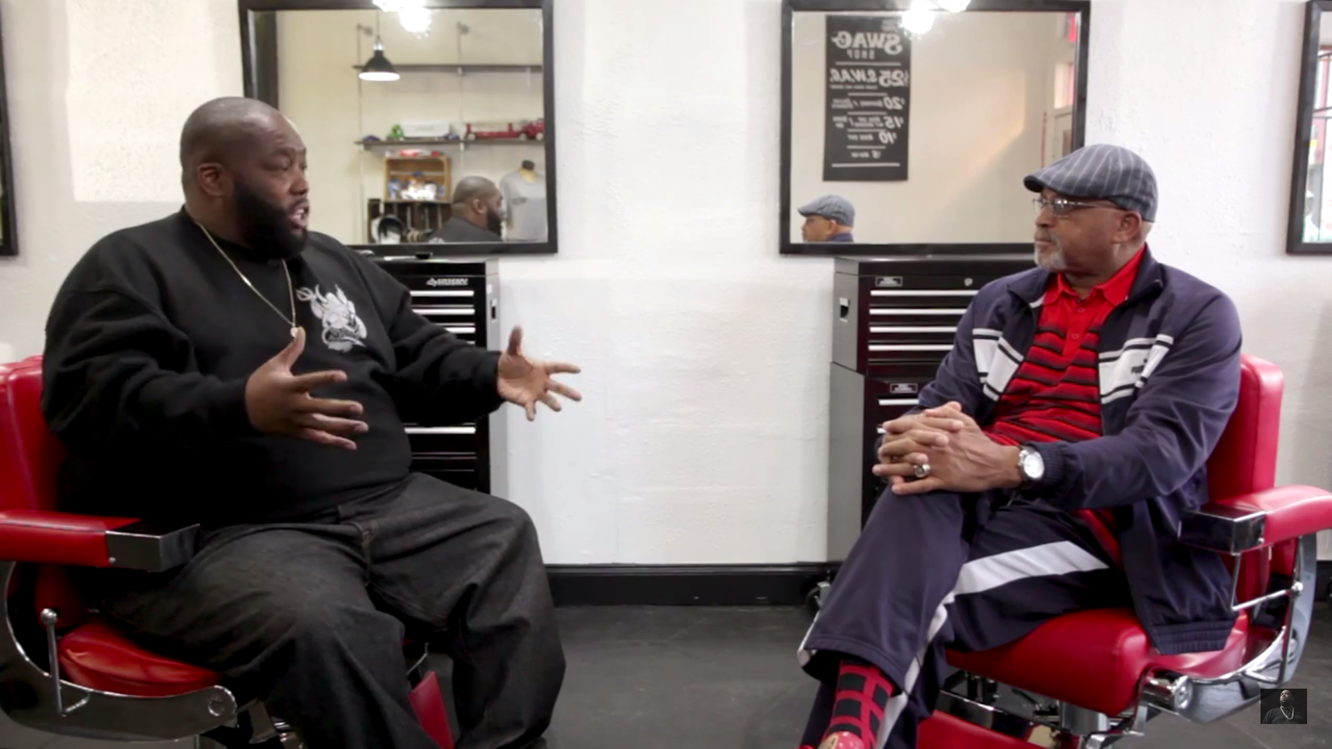 Killer Mike and Tommie Smith