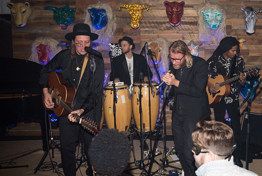 Matt Berninger Joins Arcade Fire's Win Butler And Régine Chassagne At Charity Show In Aspen