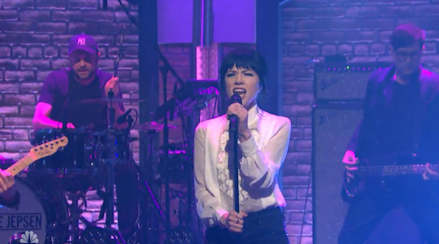 Watch Carly Rae Jepsen Perform "Run Away With Me" & "Your Type" On Seth Meyers