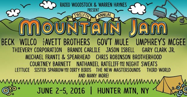 Mountain Jam 2016 Lineup