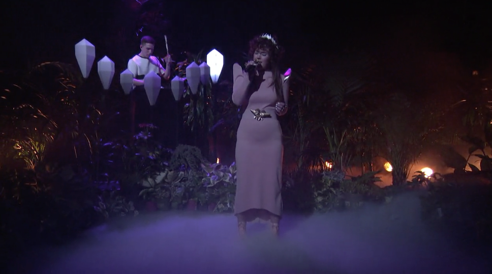 Watch Purity Ring's Mystifying Performance Of "Repetition" On Conan