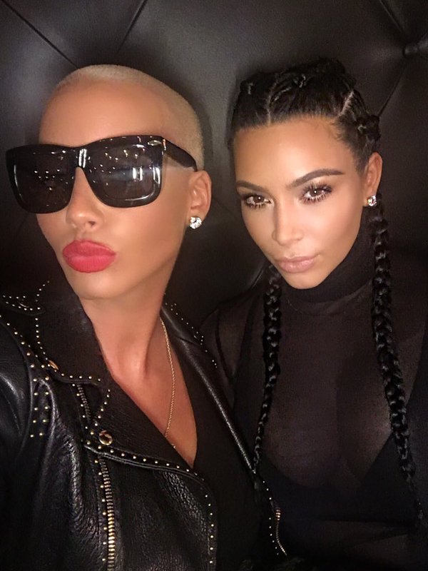 Amber Rose Kim Kardashian