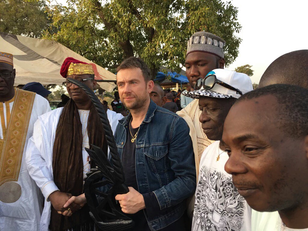 Damon Albarn Honored As "Local King" In Mali