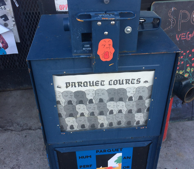 Parquet Courts Promote New Album With Newspaper Vending Machine