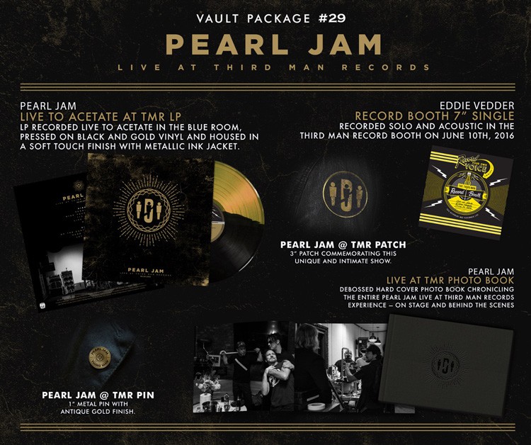 Jack White Announces Pearl Jam Third Man Records Vault Package