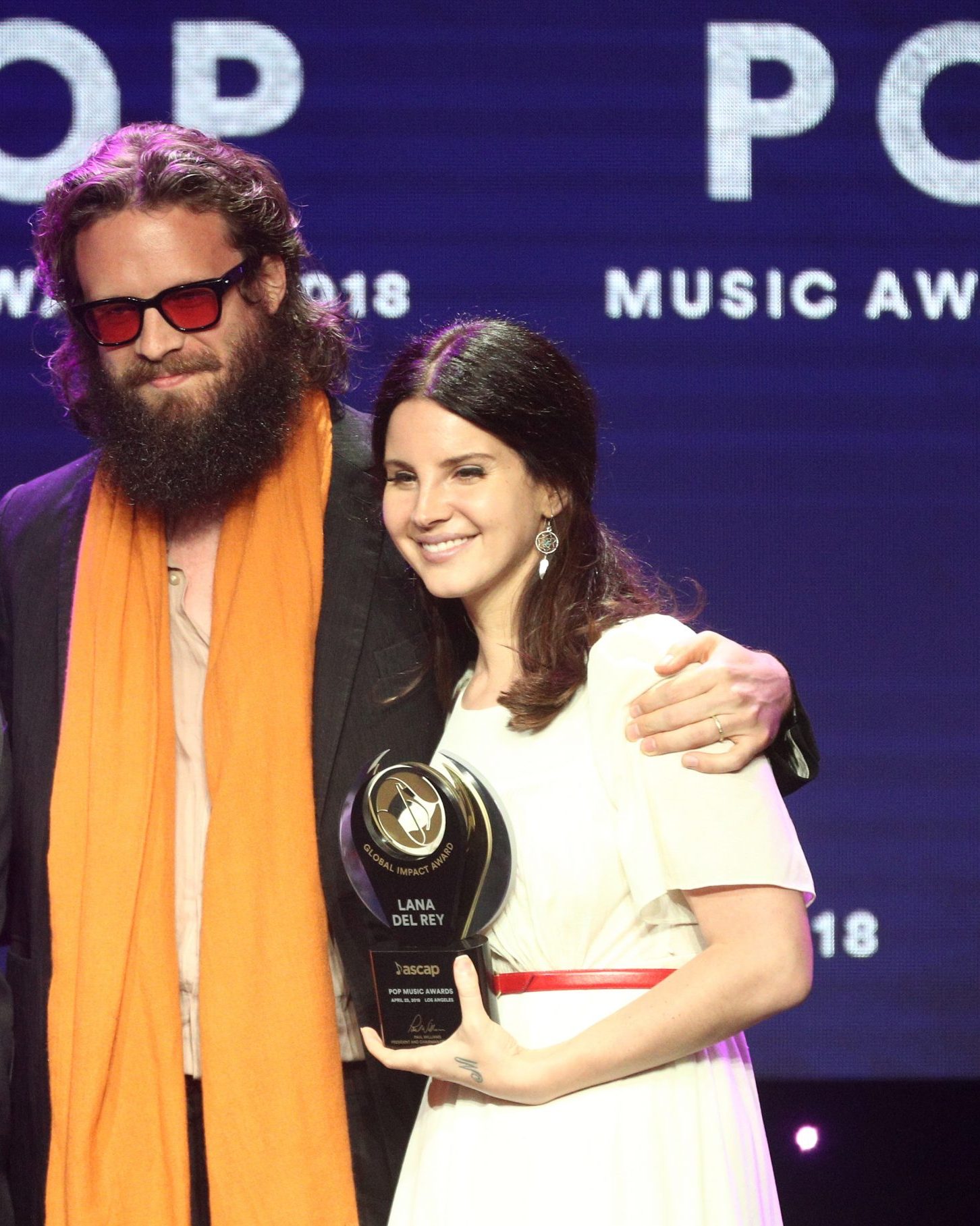 Jason Silberman, Father John Misty, and Lana Del Rey At ASCAP Awards