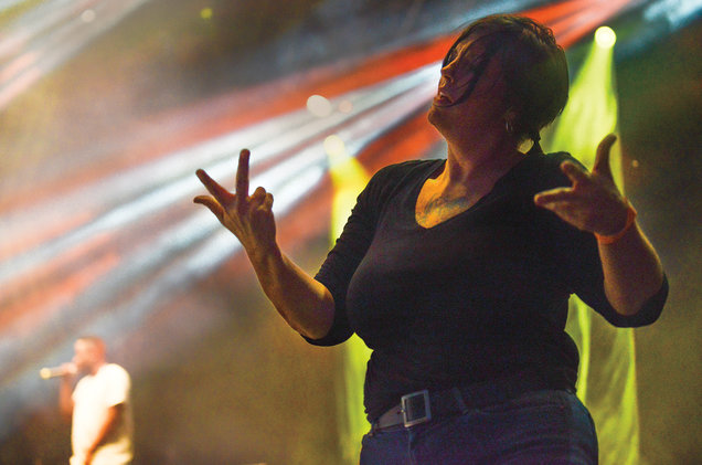 ASL interpreter Barbie Parker