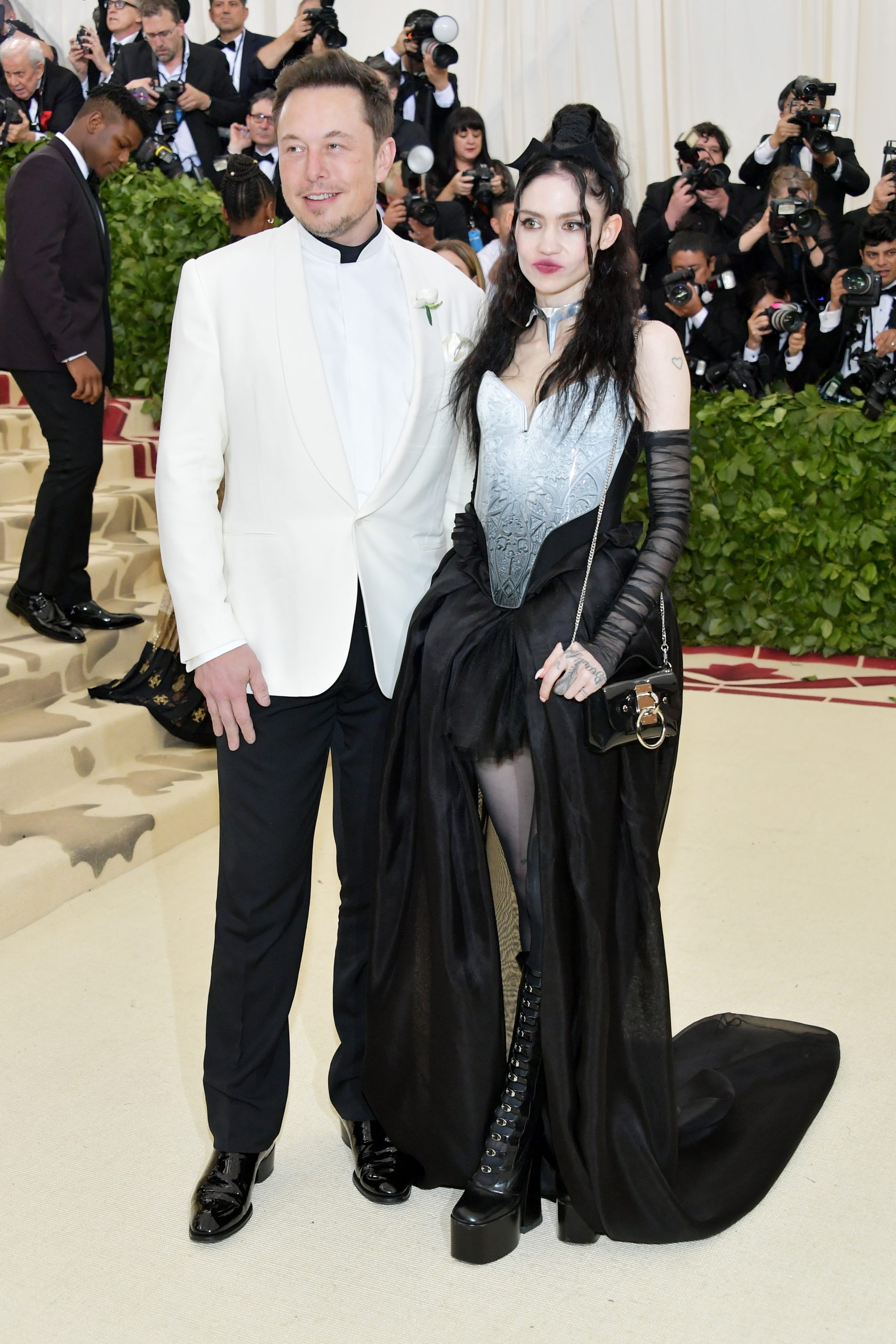 Grimes And Elon Musk At The Met Gala