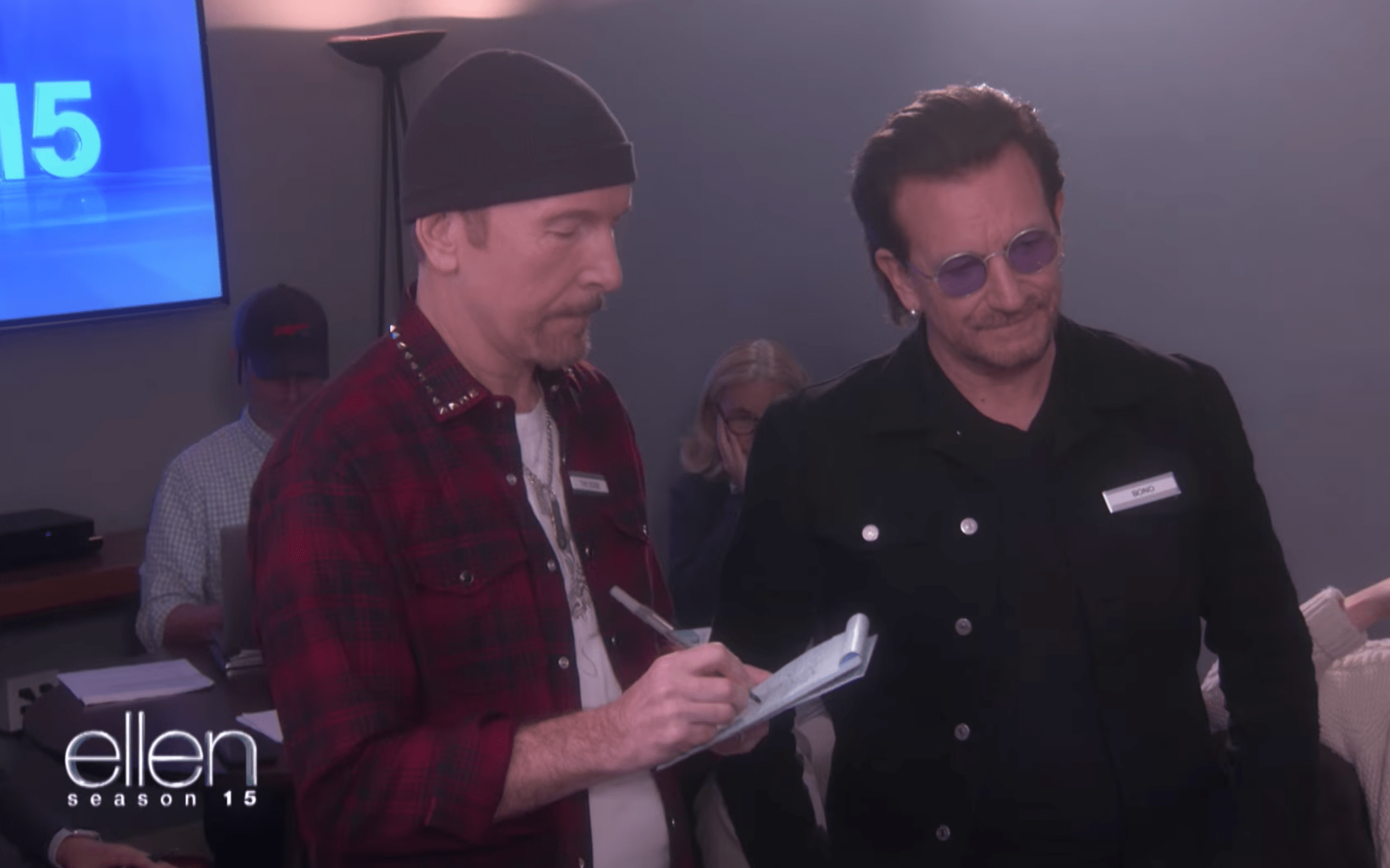 The Edge & Bono