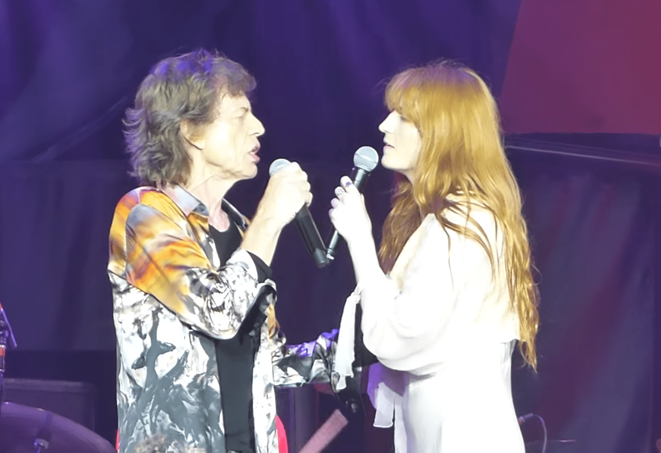Mick Jagger & Florence Welch