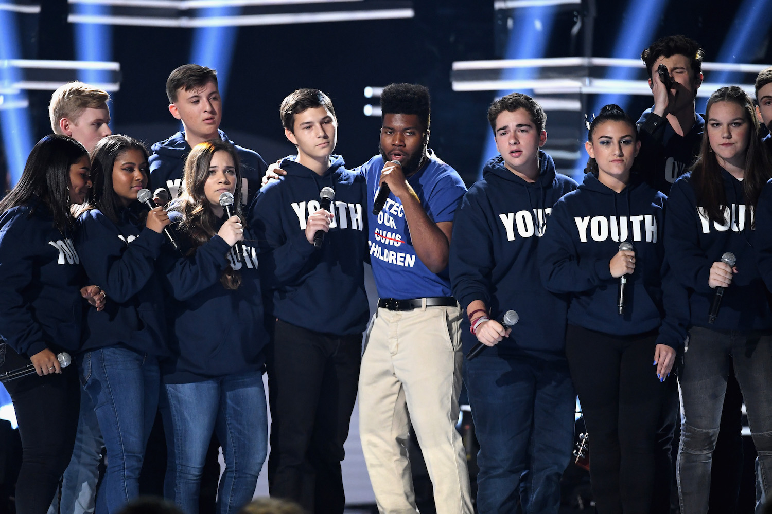 Khalid, Shawn Mendes Perform With Parkland Students At BBMAs