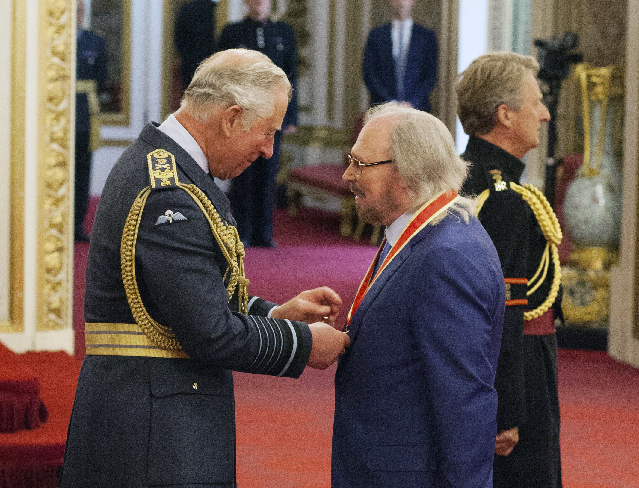 Prince Charles & Barry Gibb