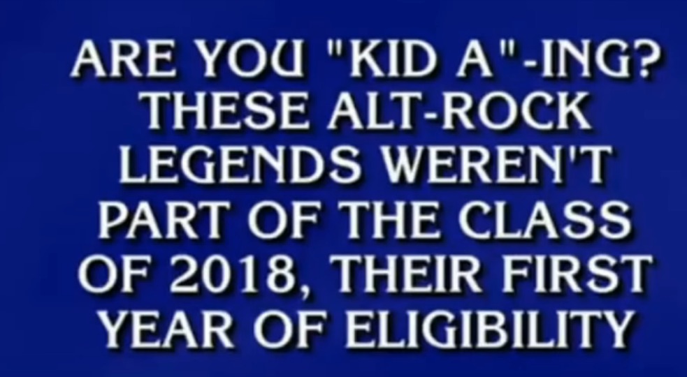 Jeopardy-Radiohead