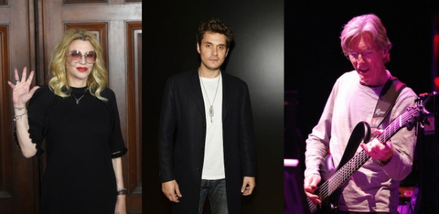 Courtney Love, John Mayer, Phil Lesh
