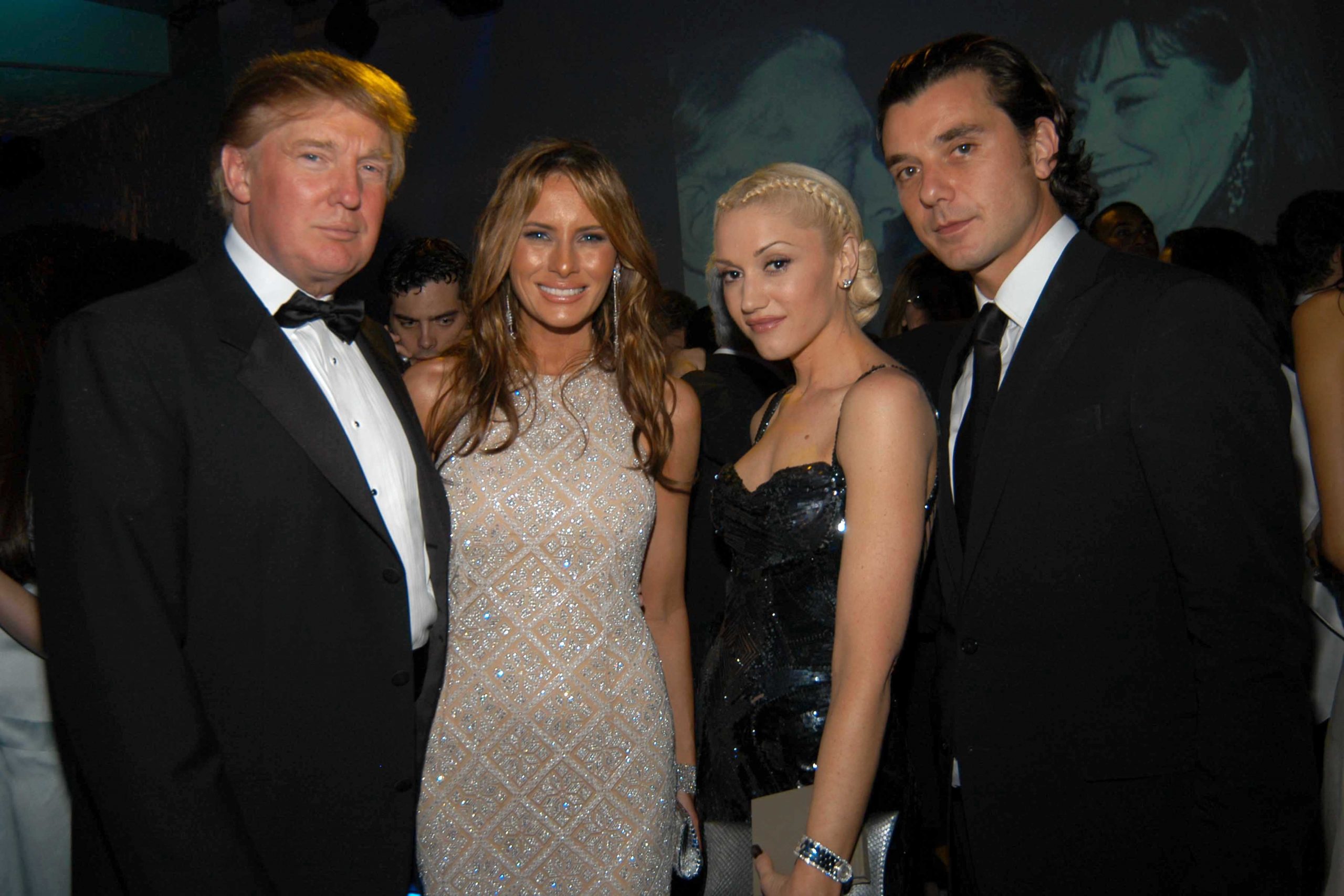 Donald Trump, Melania Trump, Gwen Stefani, Gavin Rossdale