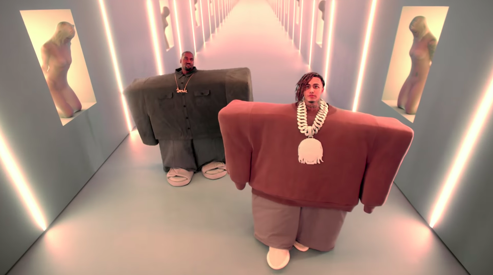 Kanye West & Lil Pump's "I Love It" Video