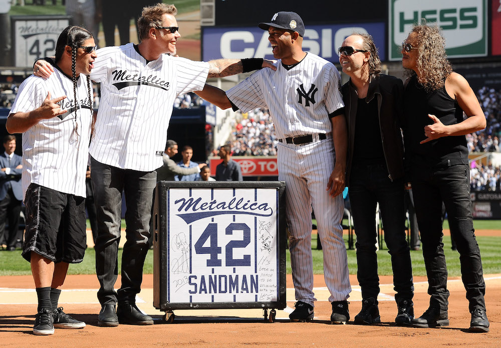 Metallica-and-Mariano-Rivera