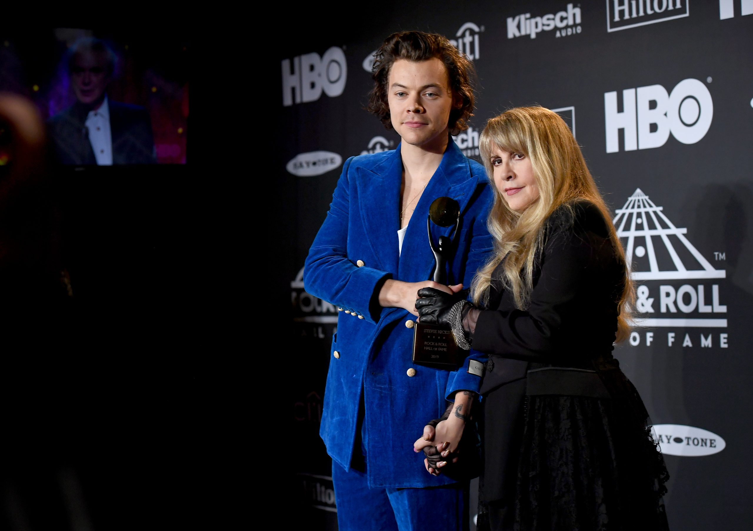 Stevie Nicks & Harry Styles @ 2019 Rock & Roll Hall Of Fame Induction
