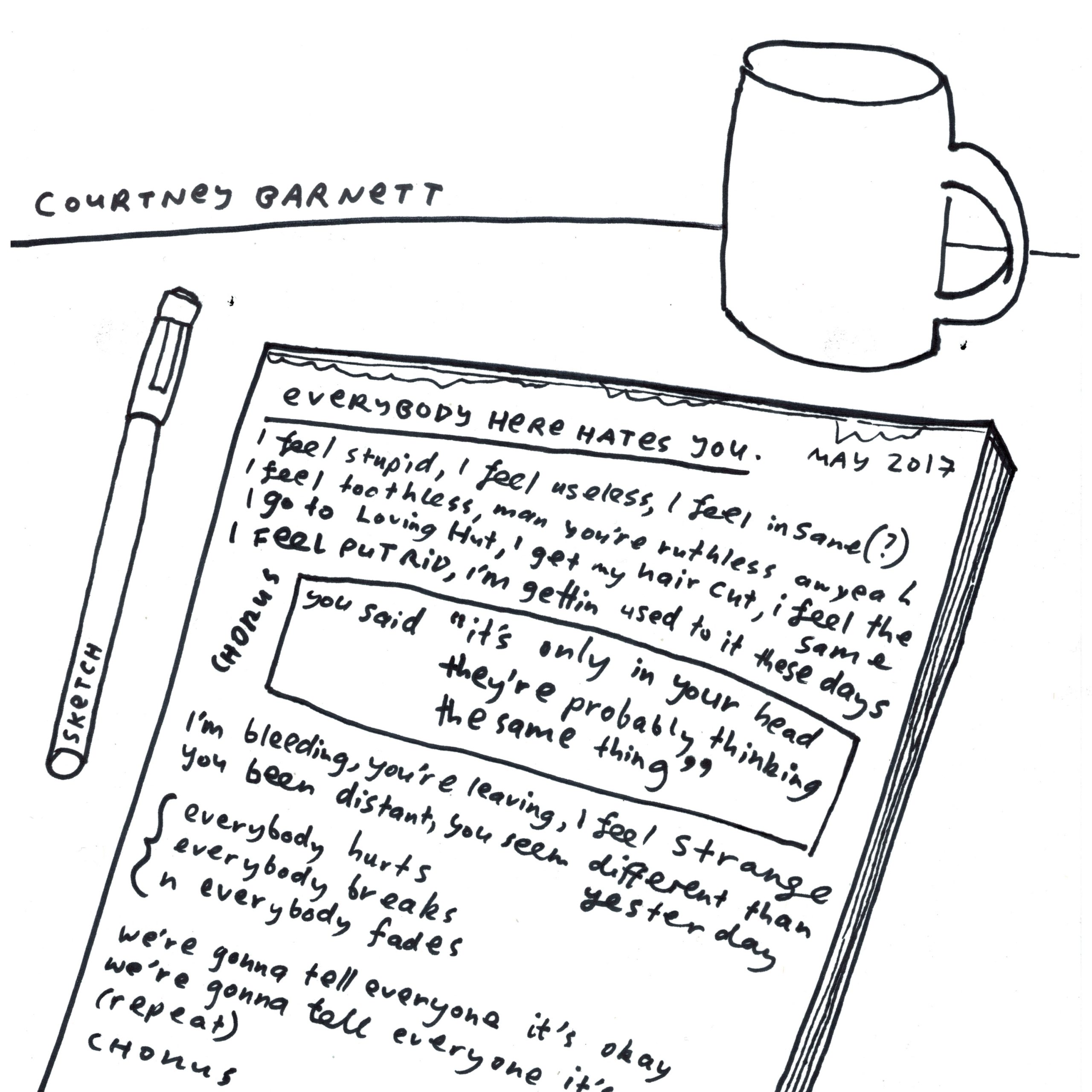 Courtney Barnett - "Everybody Here Hates You"