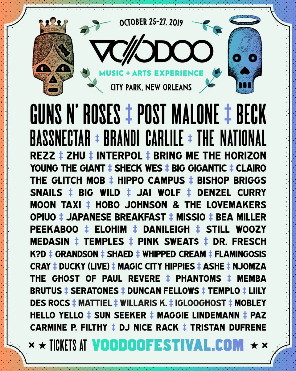 Voodoo Lineup 2019