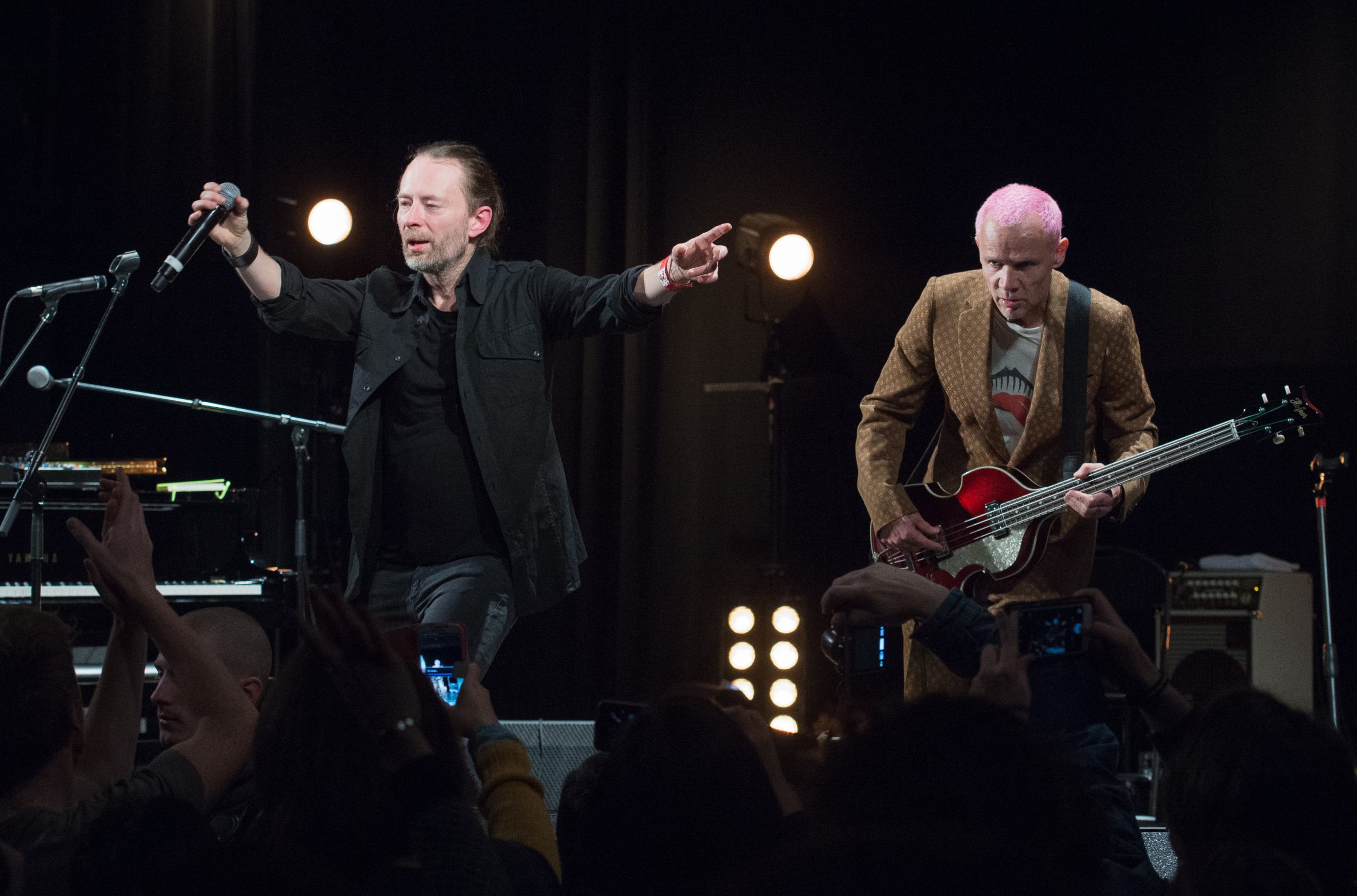 Thom Yorke and Flea