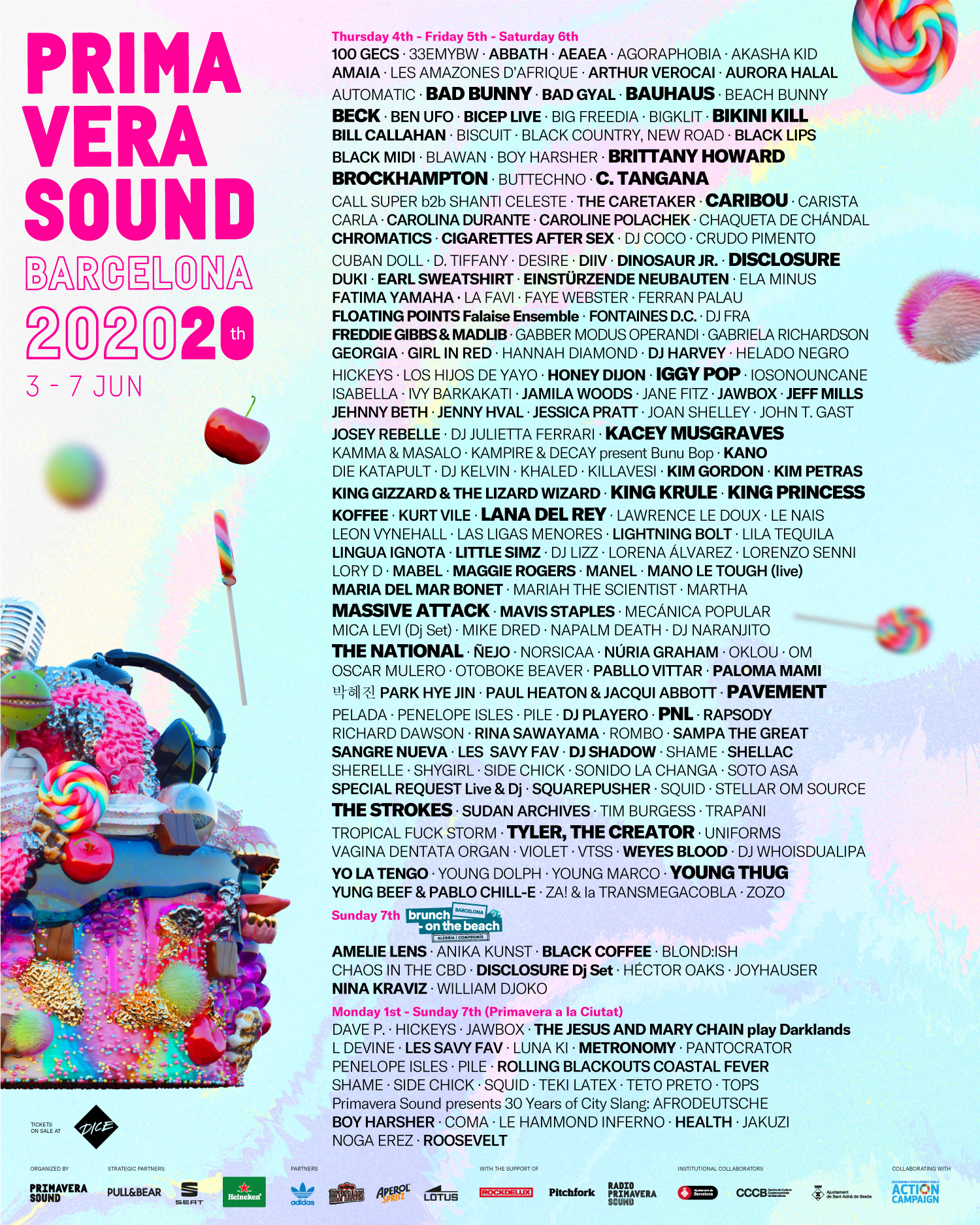 Primavera Sound 2020 Lineup