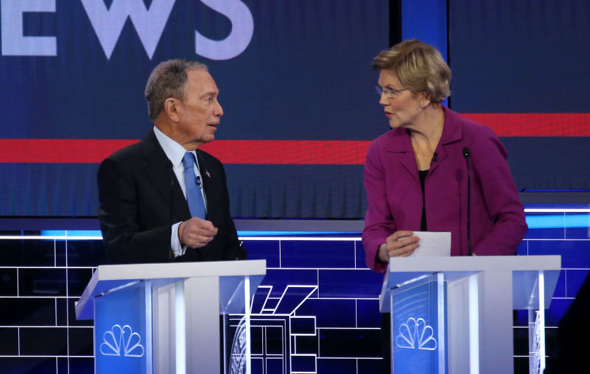 Michael-Bloomberg-Elizabeth-Warren
