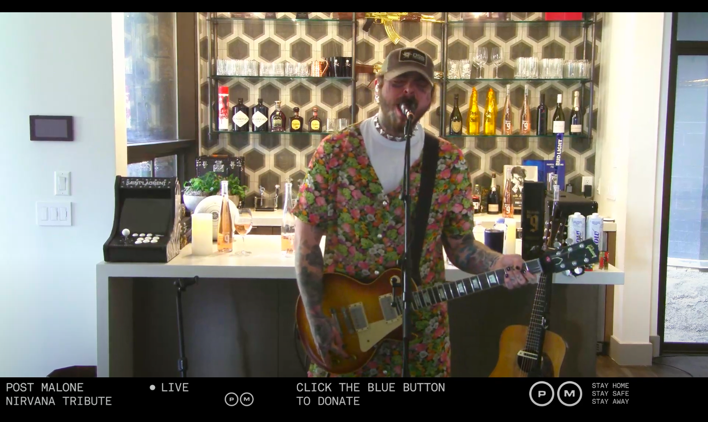 Post Malone Nirvana livestream