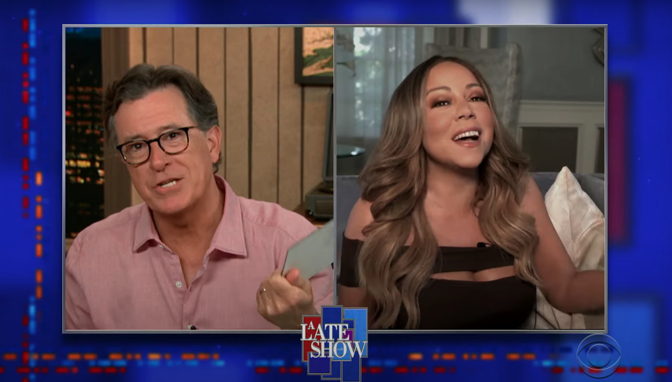 Mariah-Carey-and-Stephen-Colbert
