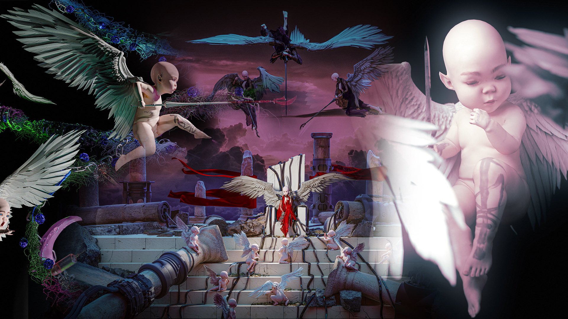 Grimes NFTs: WarNymph Collection Vol 1 By Grimes x Mac