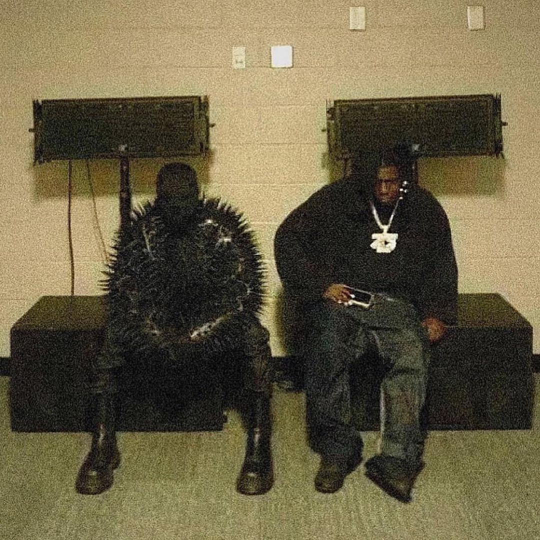 Kanye West & Lil Yachty get ready for Donda