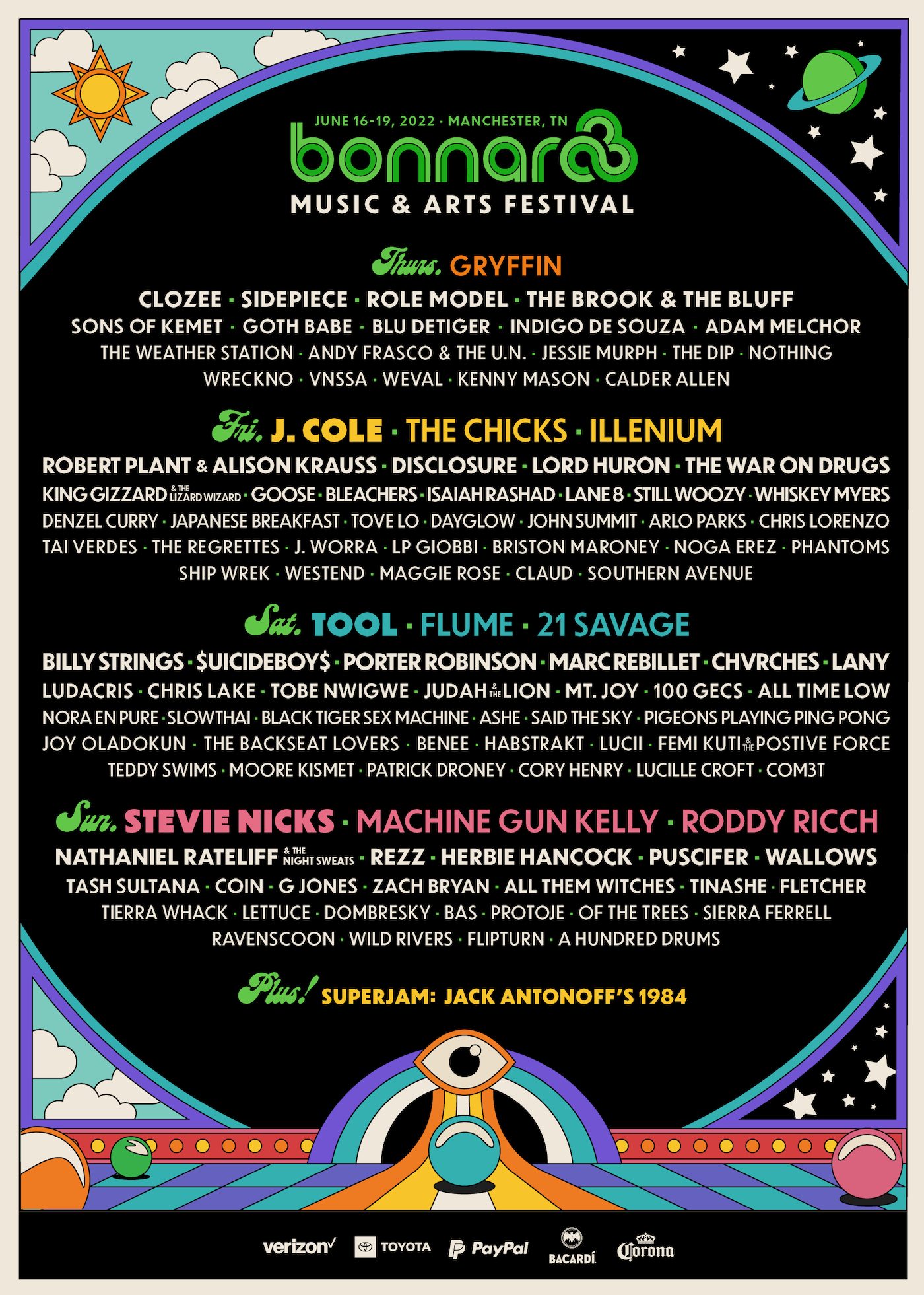 Bonnaroo Lineup 2022