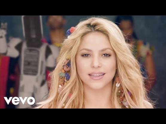 A cryptic robot has appeared in the background of the thumbnails on some of @shakira’s music videos.