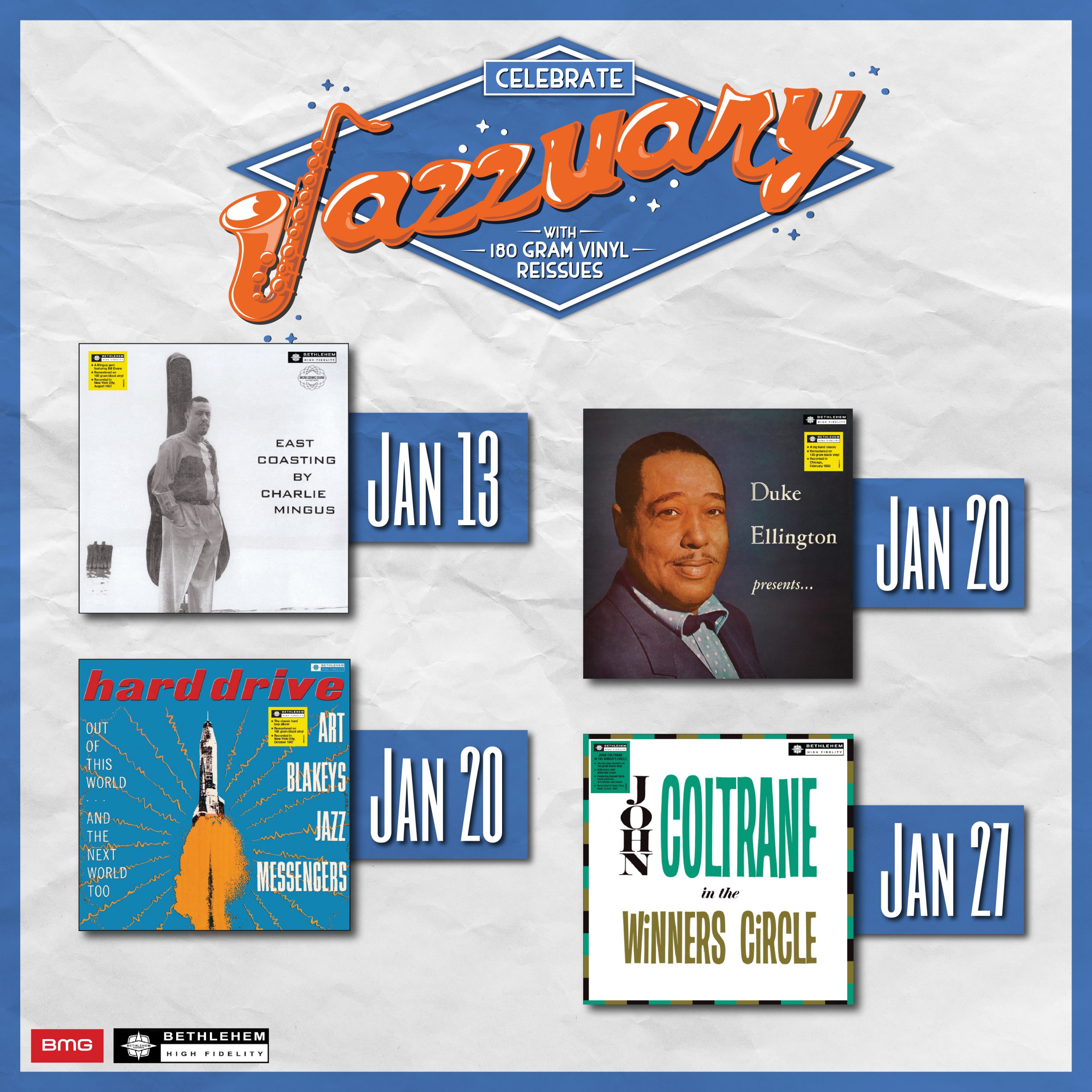 Jazzuary Vinyl Giveaway