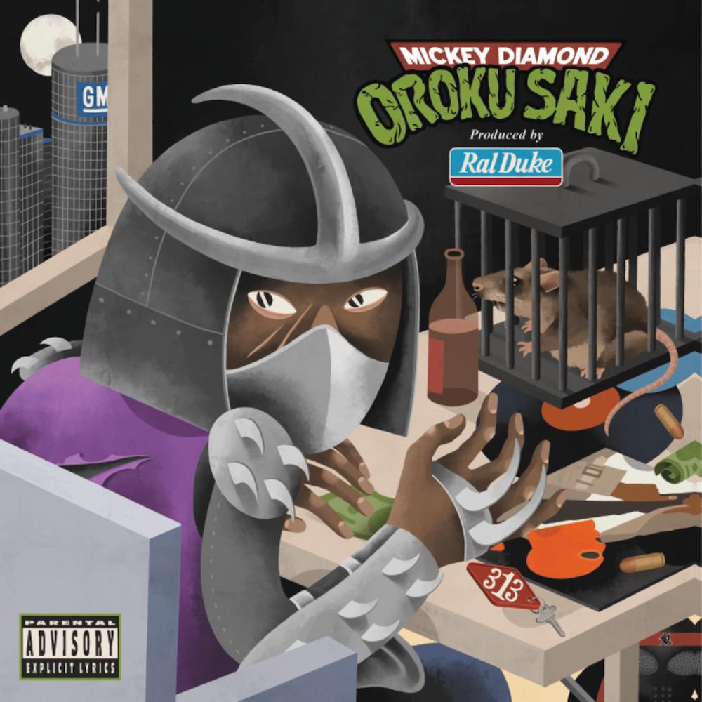 Stream Detroit Rapper Mickey Diamond's Ninja Turtles-Themed Album