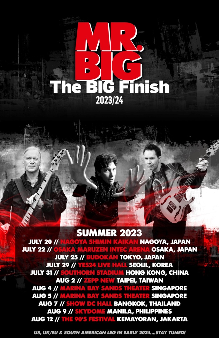 MR. BIG The BIG Finish Farewell Tourパンフ Mr. Big Announce Farewell Tour