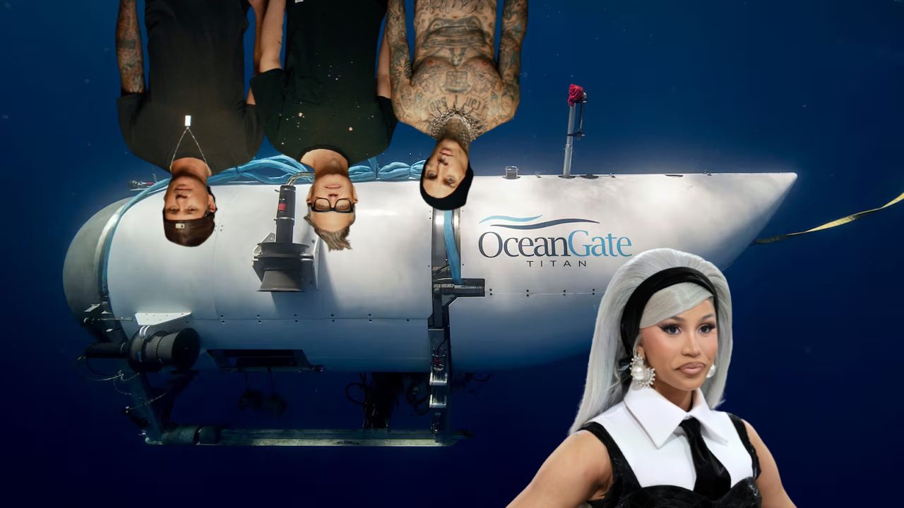 Cardi B Marding With Blink-182 Submarine Stepson