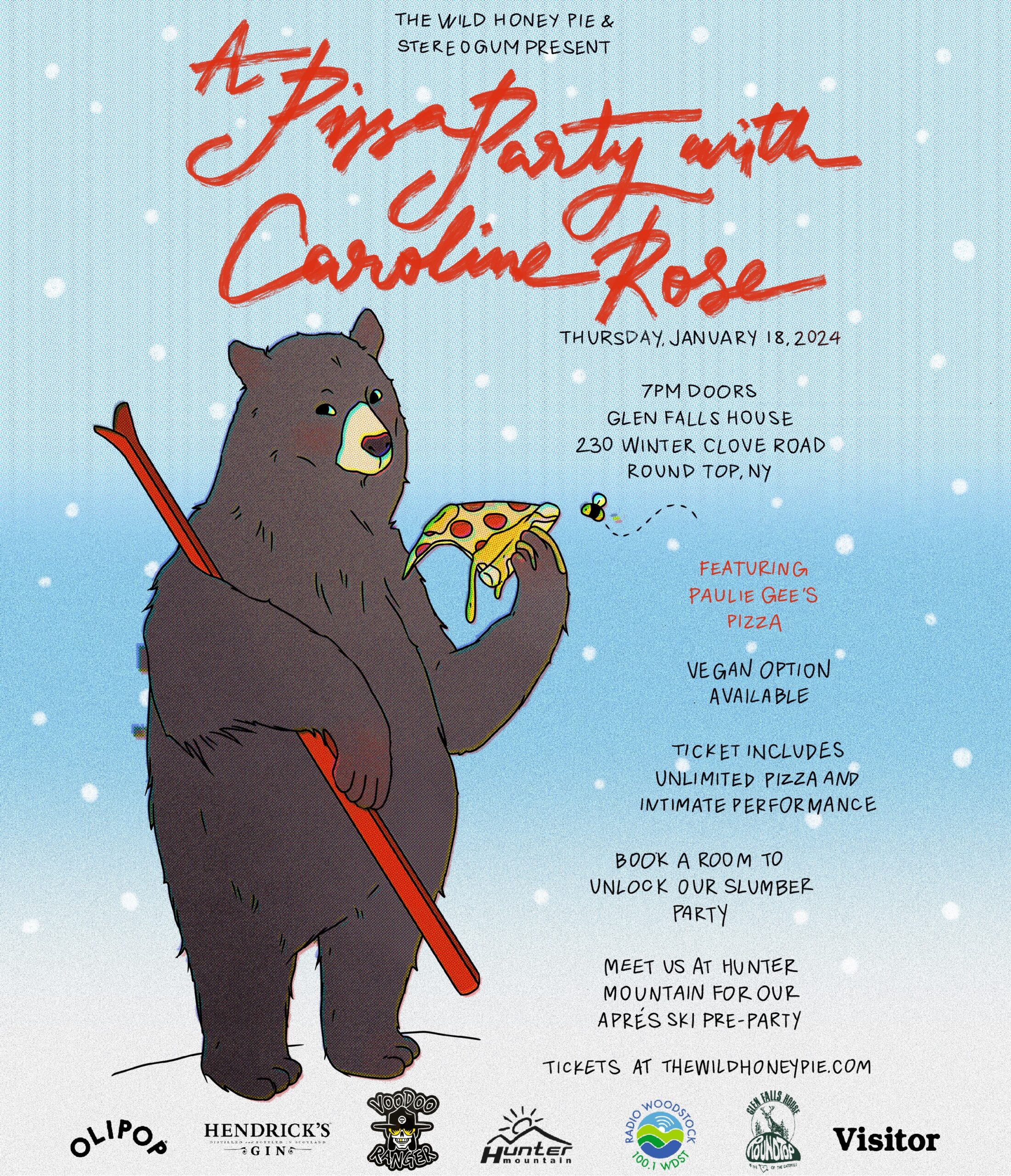 The Wild Honey Pie & Stereogum Present A Pizza Party With Caroline Rose