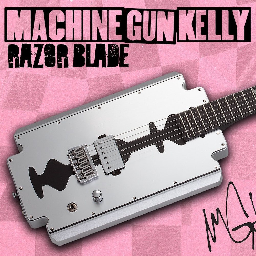 Gun Razorblade Machine Gun Kelly Addresses Backlash Over Razor Blade Guitar
