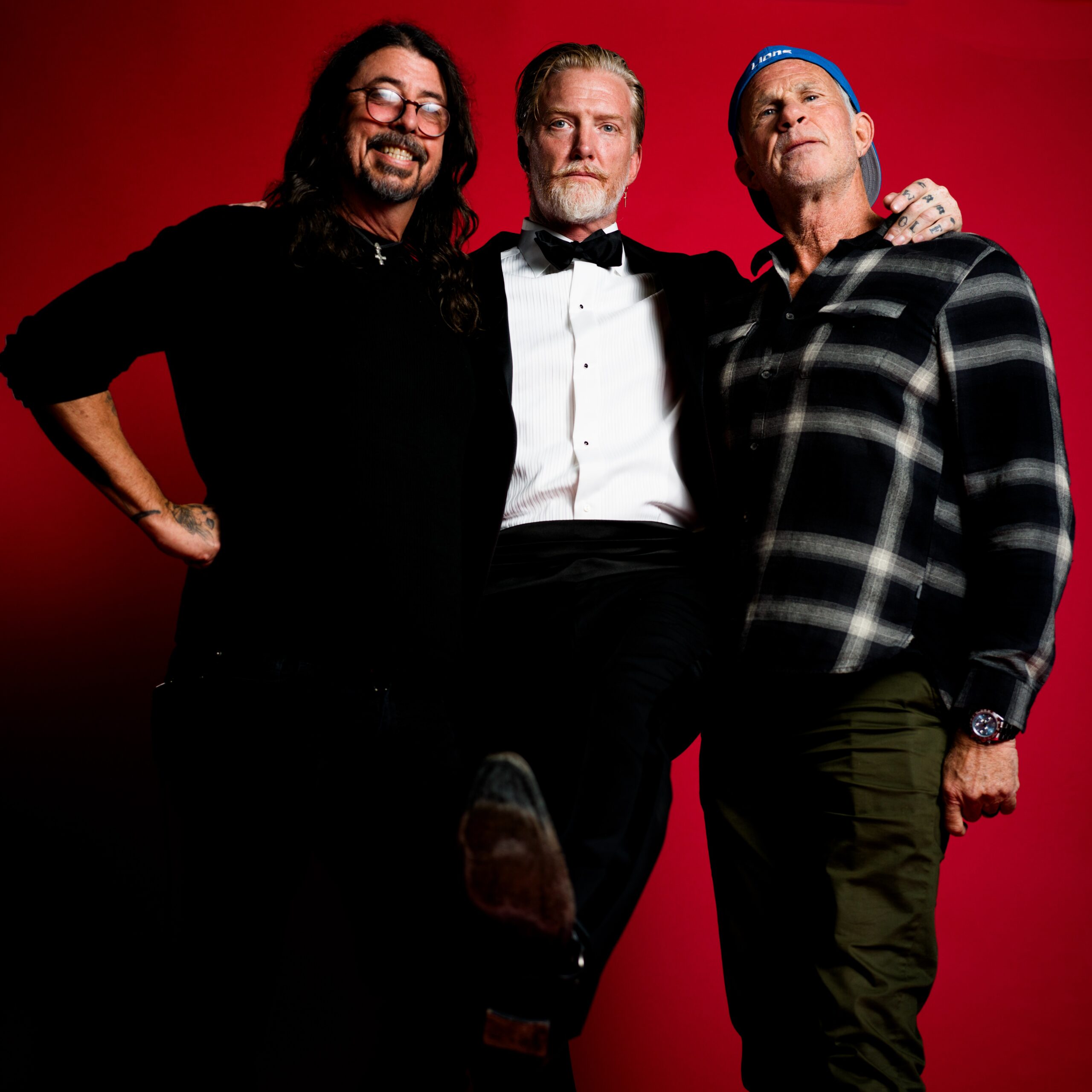 Dave Grohl, Josh Homme, Chad Smith