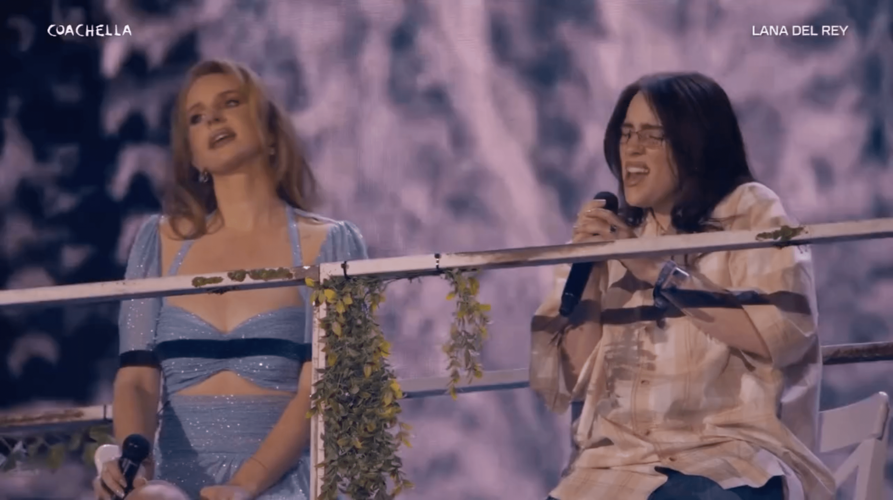 Lana Del Rey & Billie Eilish at Coachella 2024