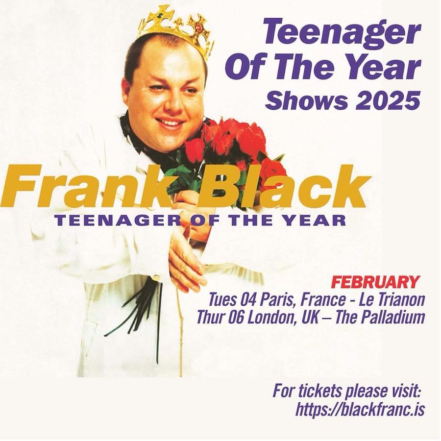 Frank Black Announces Teenager Of The Year Shows With Original