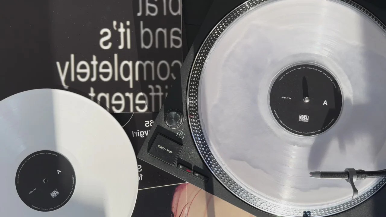 Charli XCX white powder vinyl