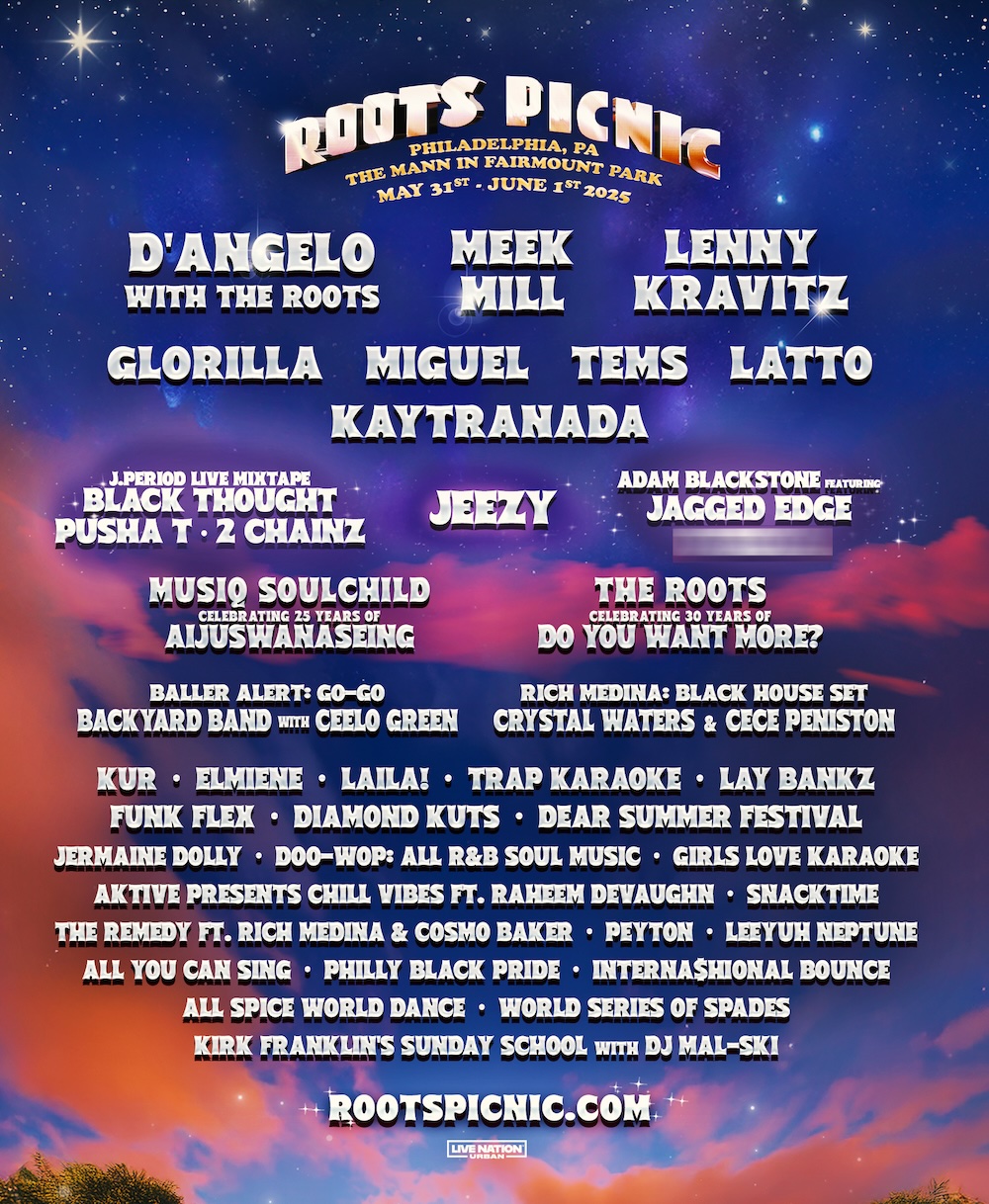 D'Angelo Set To Headline Roots Picnic 2025