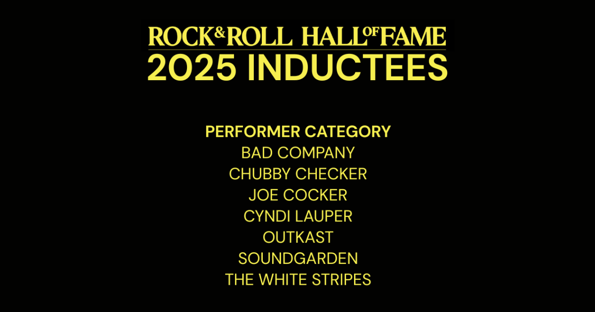 Rock & Roll Hall Of Fame 2025 Inductees