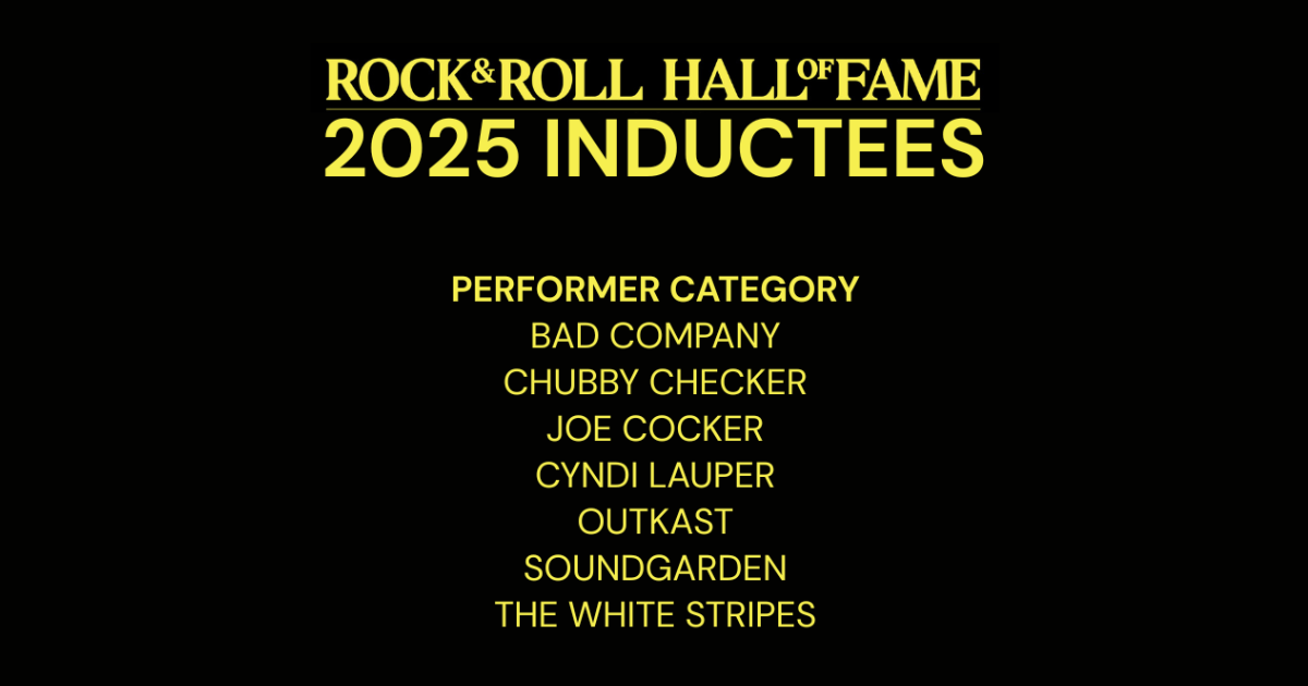 Rock & Roll Hall Of Fame 2025 Inductees
