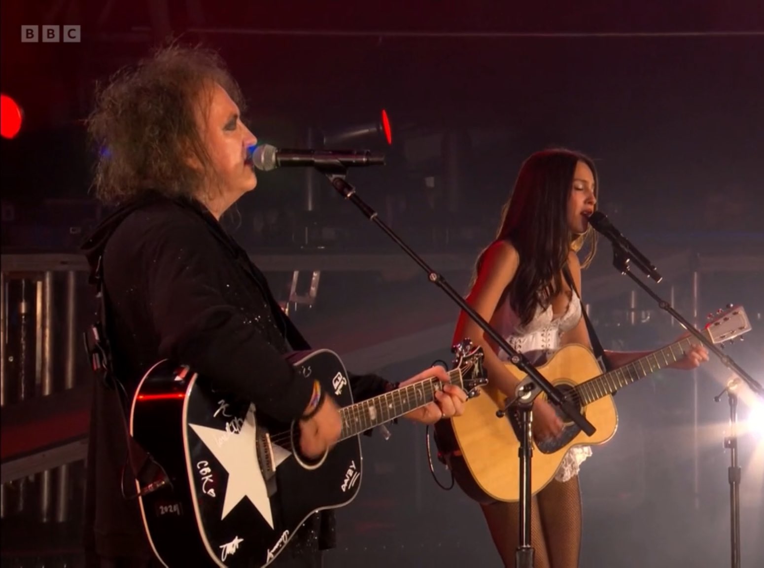 Olivia Rodrigo & Robert Smith Glastonbury Video