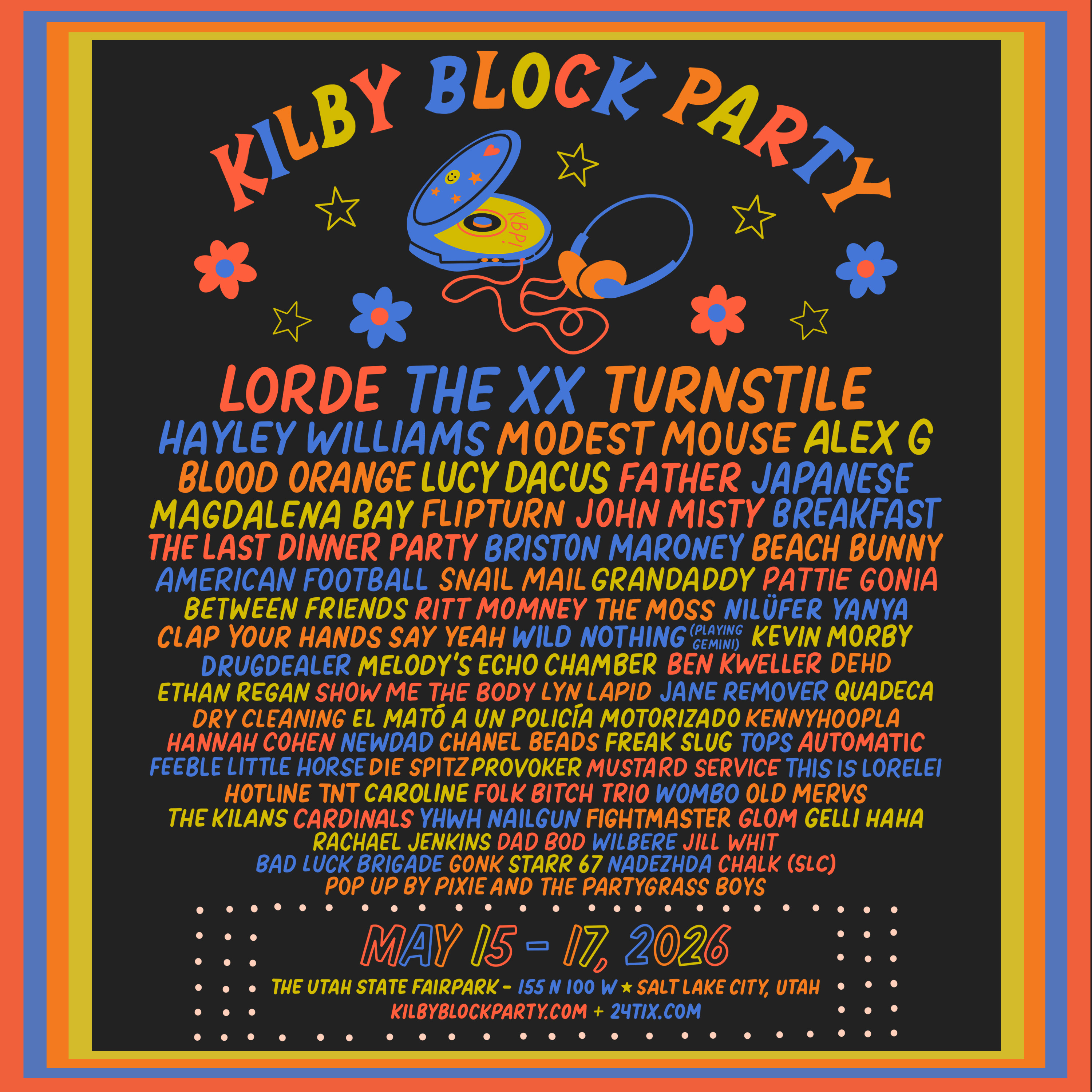 Kilby Block Party Announces 2026 Lineup