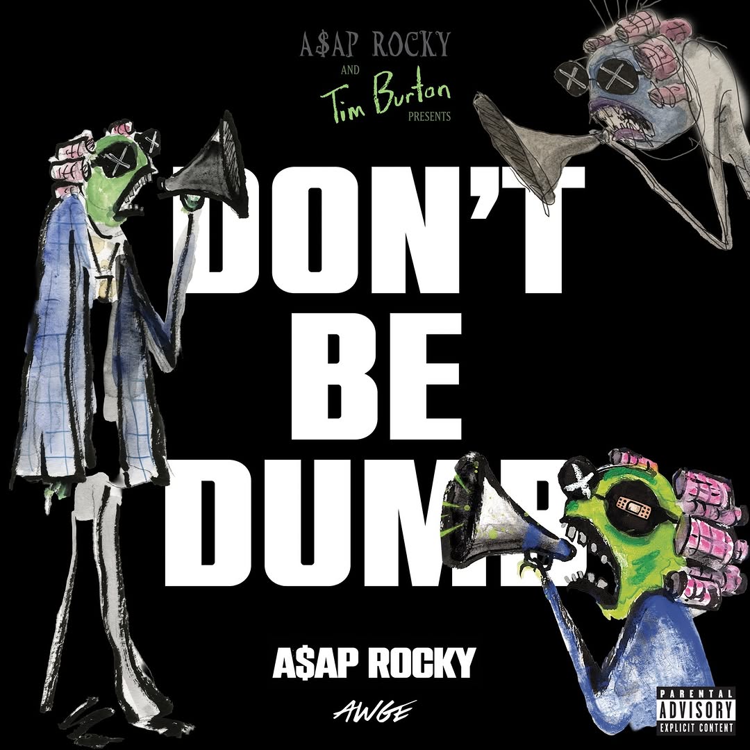 A$AP Rocky Unveils Don’t Be Dumb Release Date, Tim Burton Cover Art