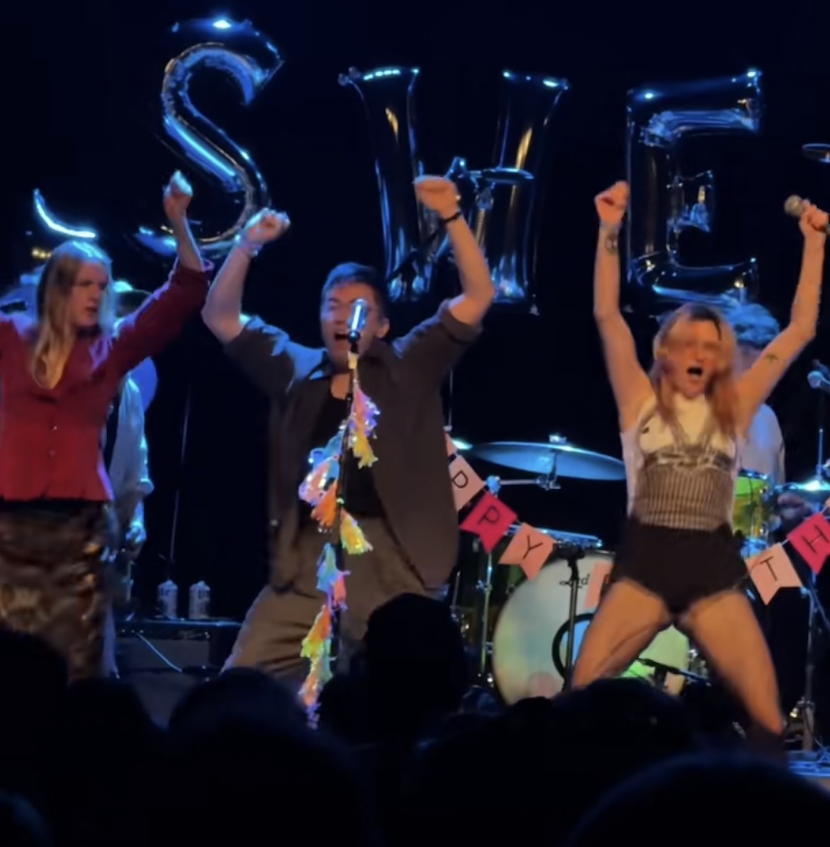 Watch Katie Gavin Cover Peaches At Katie Crutchfield, Allison Crutchfield, & D’Arcy Carden’s Birthday Concert